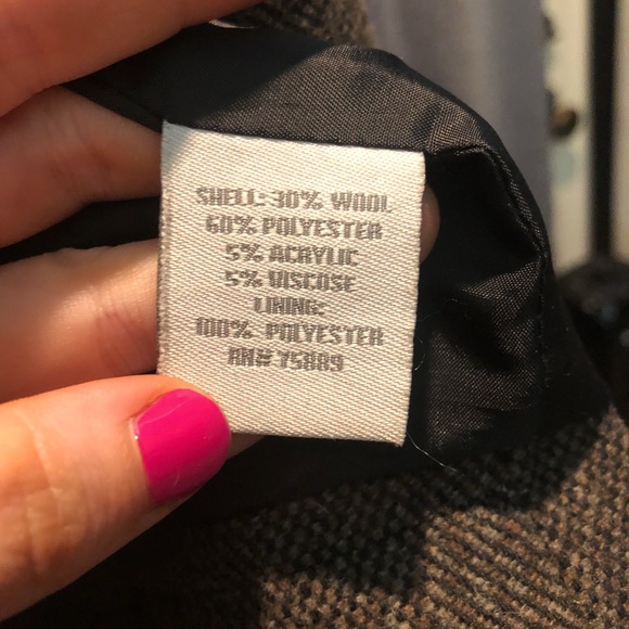 BKE Brown Tweed Coat - Picture 5 of 9